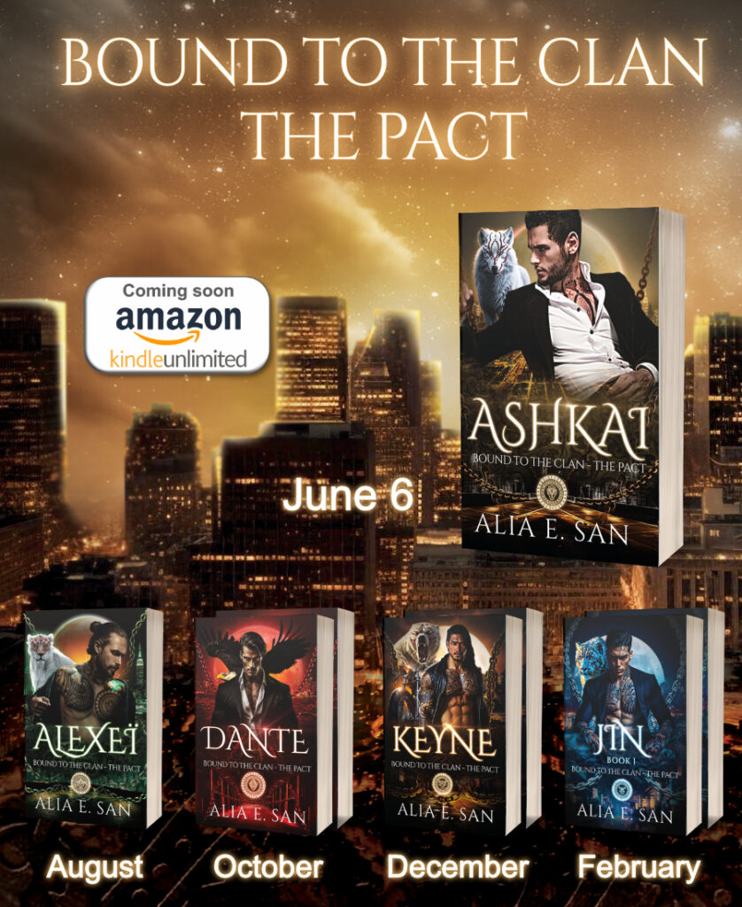 a city by night with the cover of 5 dark mafia romance and shapeshifter books